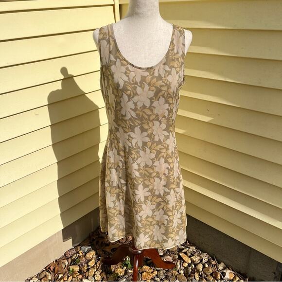 Banana Republic Dresses & Skirts - Banana Republic Silk Floral Dress Cottagecore Romantic Women's 8 Vintage 90s